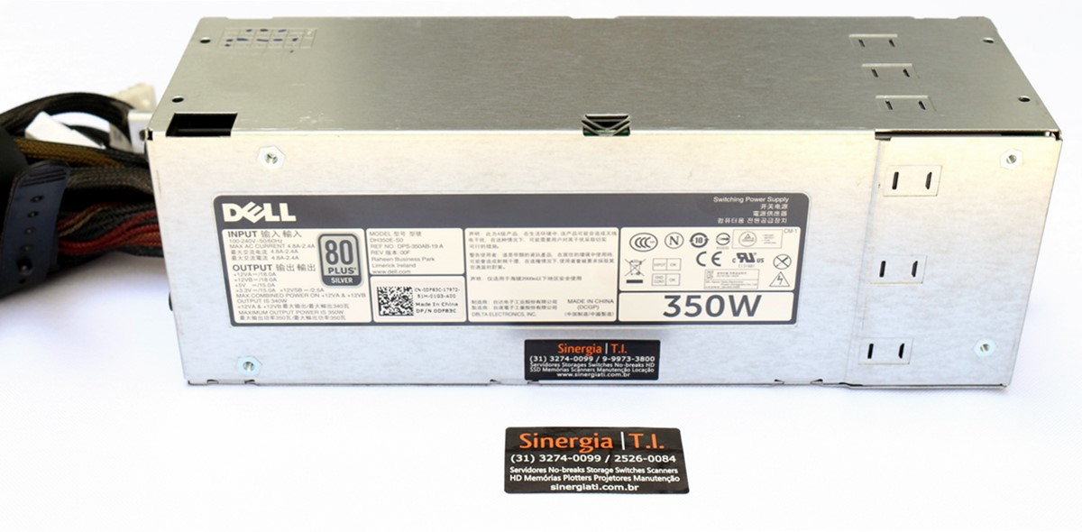 DPS-350AB-19 A | Fonte de 350W para Servidor Dell PowerEdge T320 e T420 REF NO