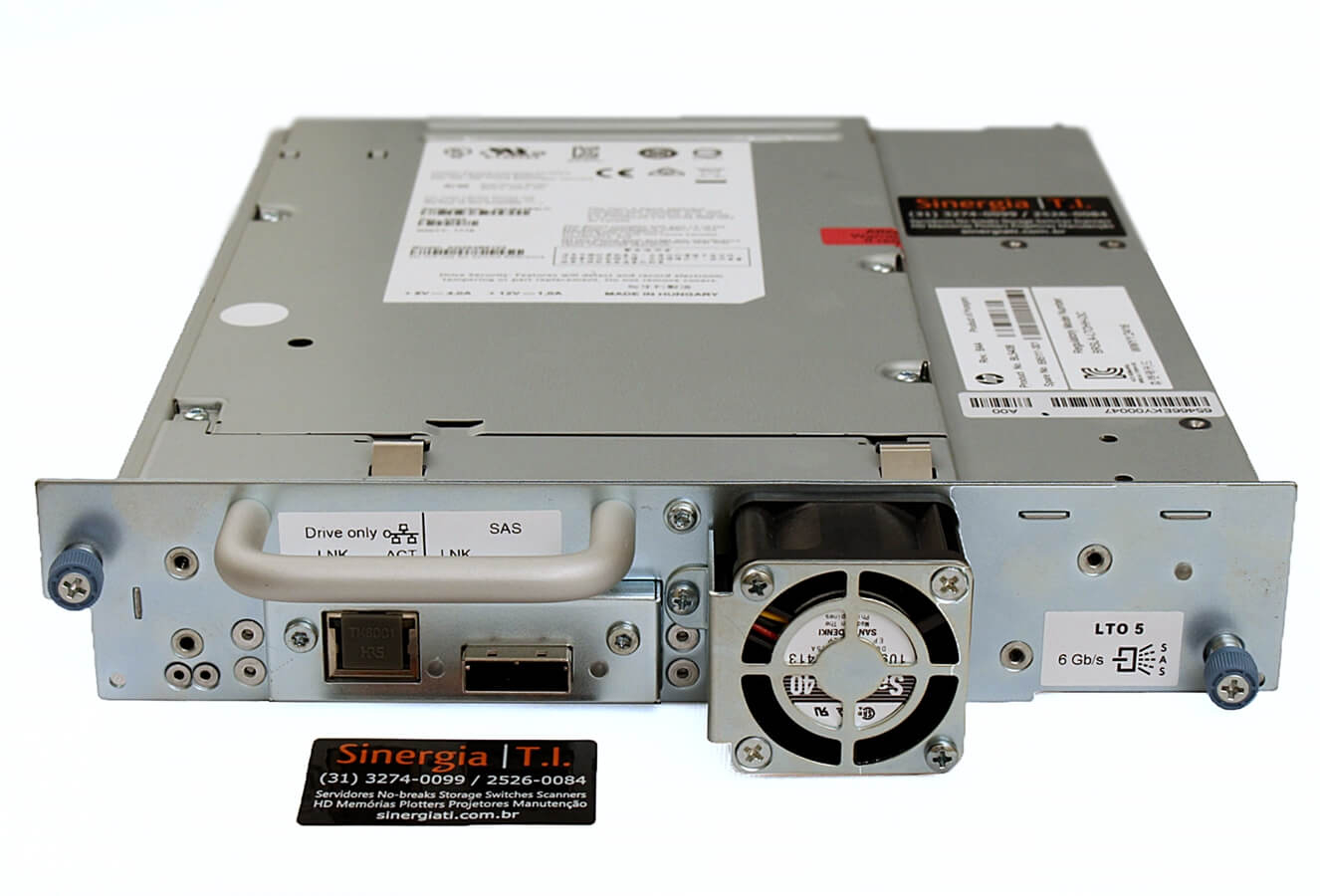 BL540B Product No. HP Tape Drive LTO-5 para Uso em Unidade Robótica MSL2024 AK379A Spare: 695111-001 front