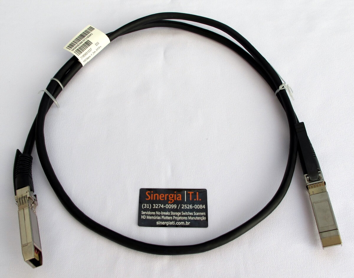 JH694A HPE X240 10G SFP+ SFP+ 1.2m DAC Campus Cable - Cabo DAC Full