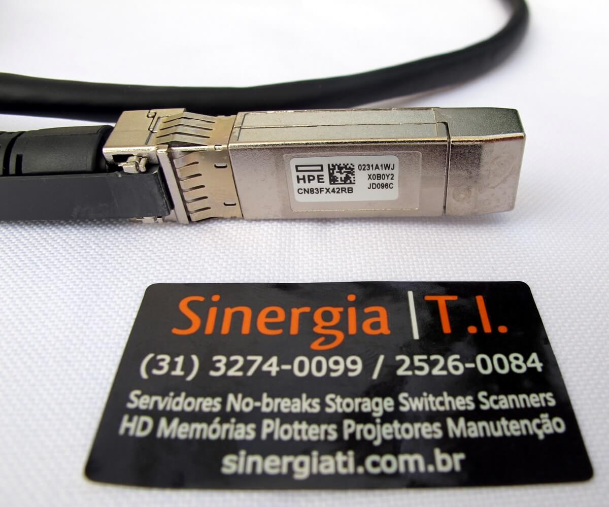 JH695A HPE X240 10G SFP+ SFP+ 3m DAC Campus Cable - Cabo DAC pronta entrega