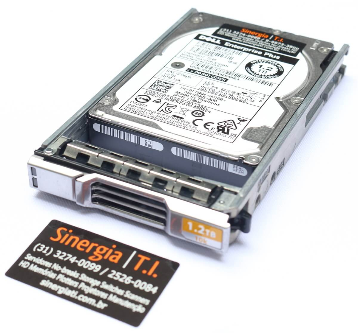 0B31870 HD Dell 1.2TB SAS 12 Gbps 10K RPM SFF para Storage EqualLogic PS4100 PS6210