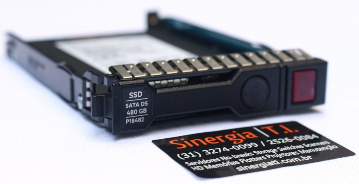 P18422-B21 SSD HPE 480GB SATA 6 Gbps SFF 2,5" RI SC para Servidor ProLiant pronta entrega em estoque genuíno