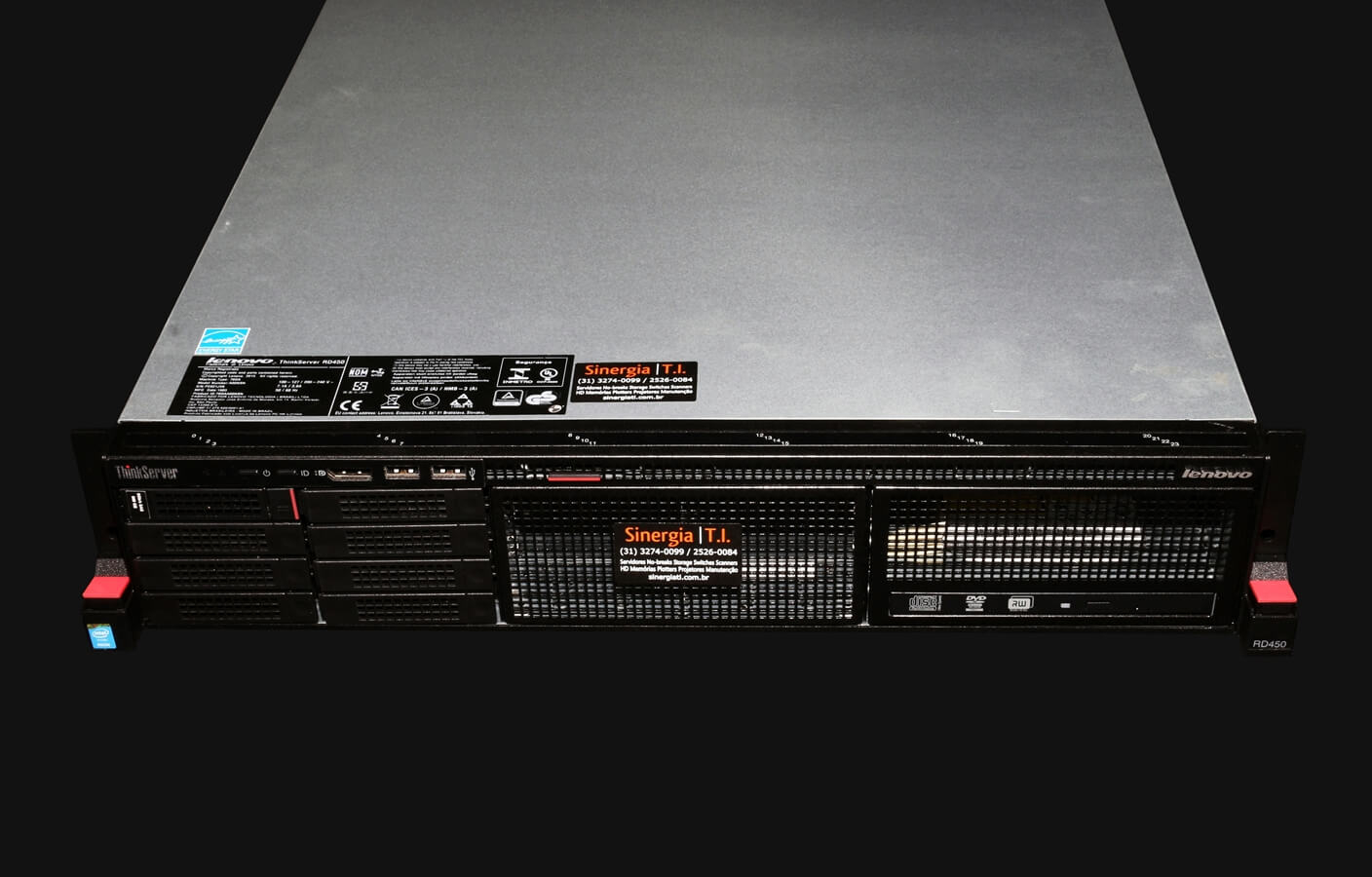 RD450 Servidor Lenovo ThinkServer modelo RD450 - 8 Cores pronta entrega