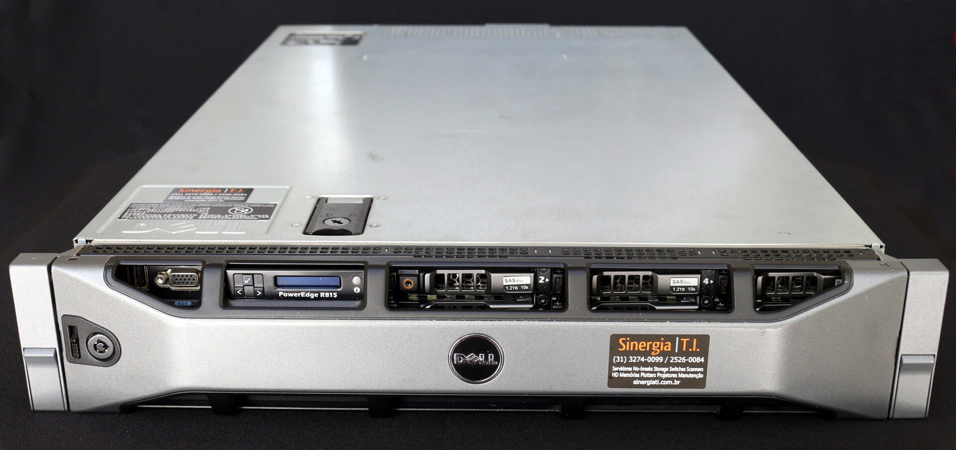 R815 Servidor Dell PowerEdge 2U Ideal para Virtualização e Banco de Dados Rack 4 X OctaCore - Seminovo capa