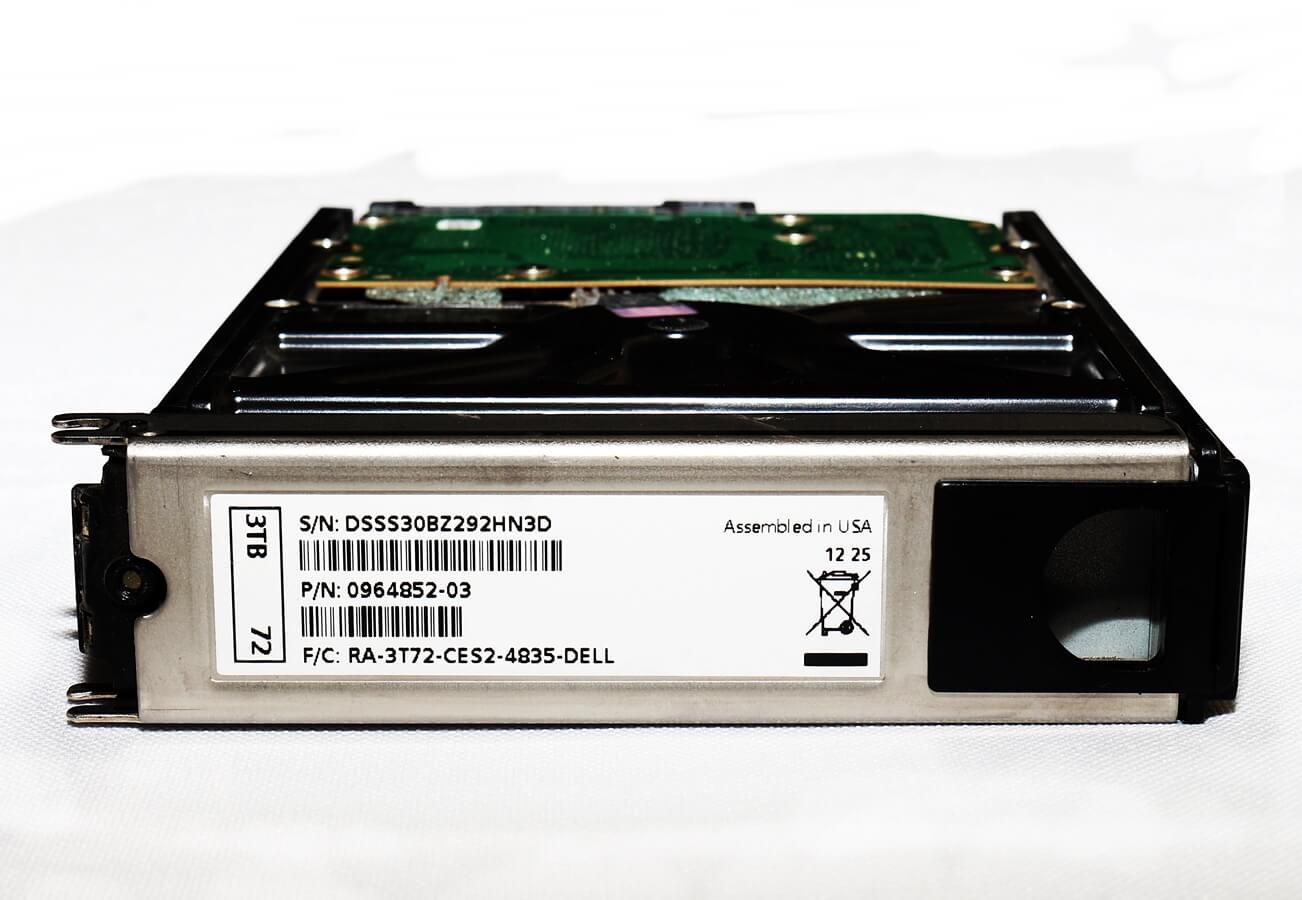 RA-3T72-CES2-4835-DELL HD Dell 3TB SAS 6 Gbps 7.2K RPM LFF 3,5" para Storage EqualLogic PS6510 PS6010E PS5000E PS6000E pronta entrega