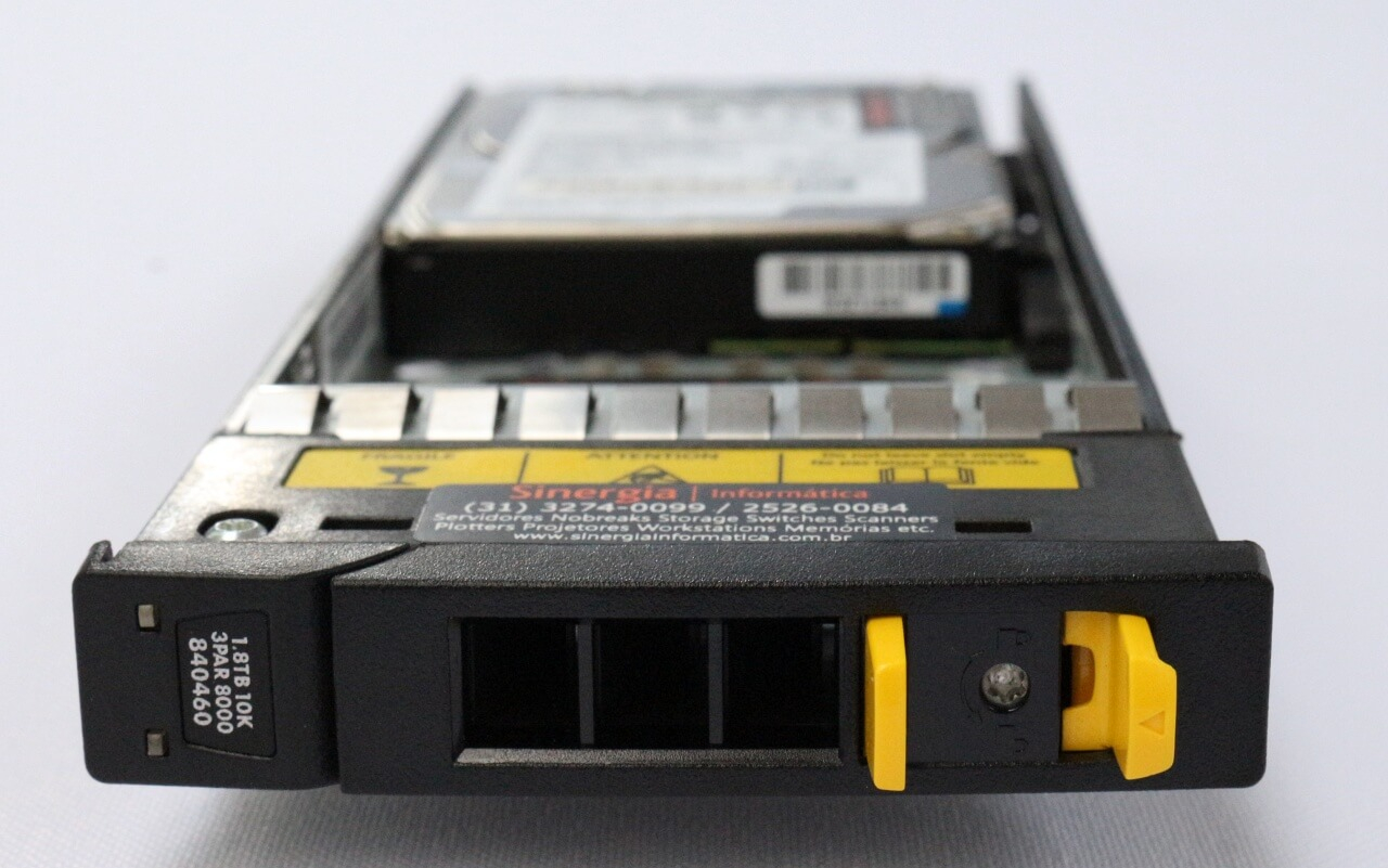 791436-004 HPE 3PAR 1.8TB SAS Hard drive - 10.000 RPM, 6 Gb/s transfer rate, 2.5-inch SFF - 8000 8200 8400 8450 Storage Systems