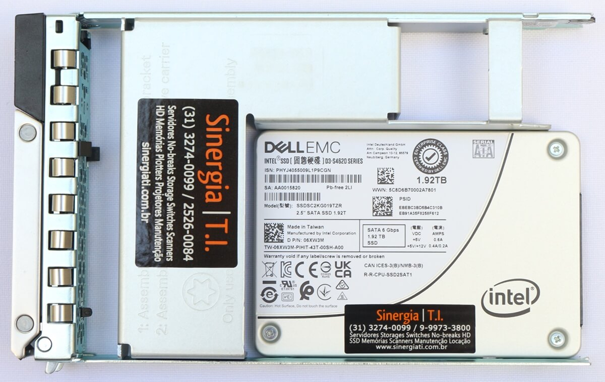 SSD 1.92TB SATA para Servidor Dell PowerEdge R310 envio imediato preço