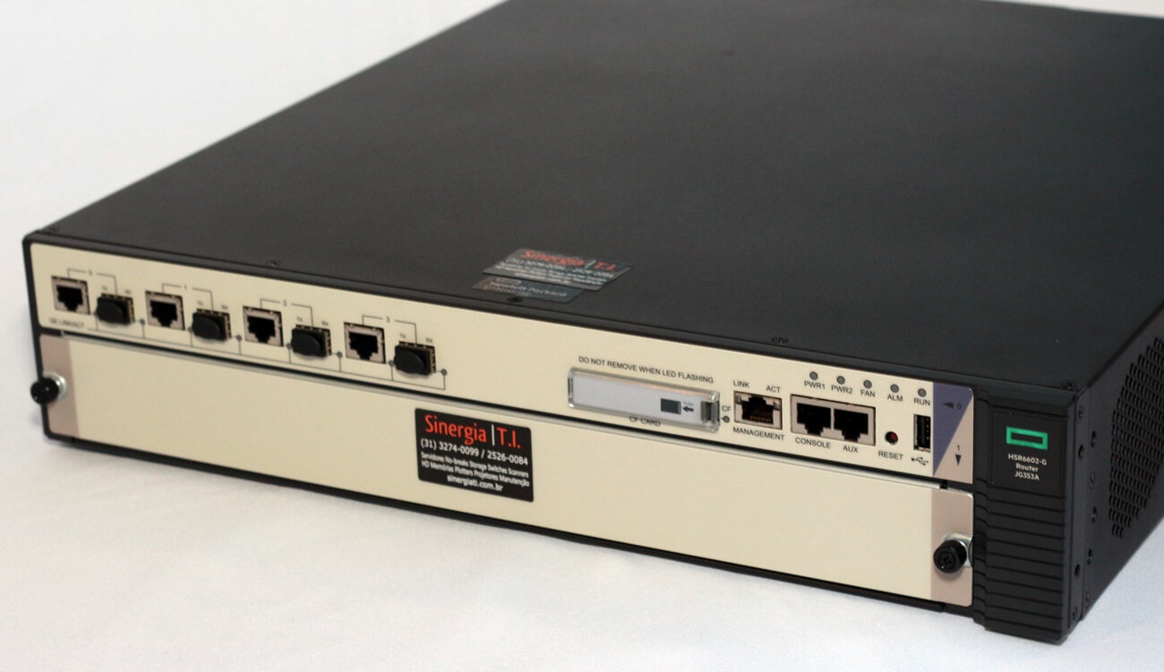 JG354A HPE FlexNetwork HSR6600 Router - Roteador Profissional para Provedores de Internet envio imediato pronta entrega