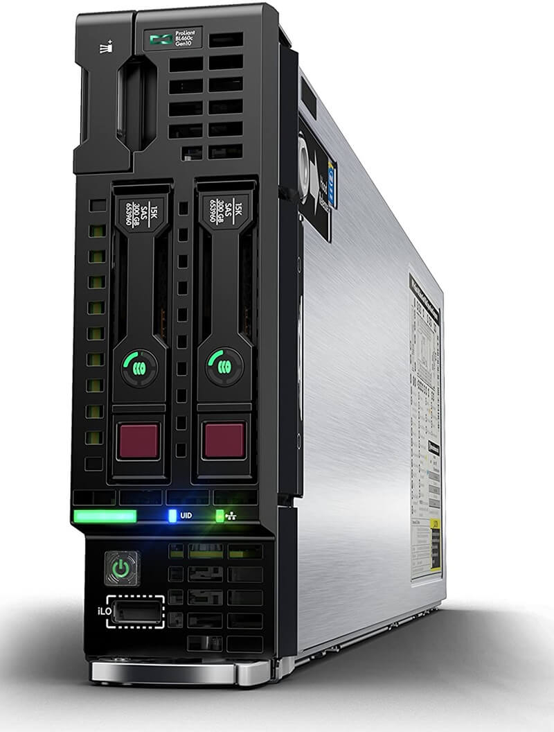 863442-B21 HPE ProLiant BL460c Gen10 Servidor Blade 2 Processadores Intel® Xeon® Platinum 8164 26 Cores / 52 Threads inside