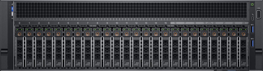 Servidor Dell EMC R940 PowerEdge Xeon foto com 24 discos de 2,5 polegadas (SFF)