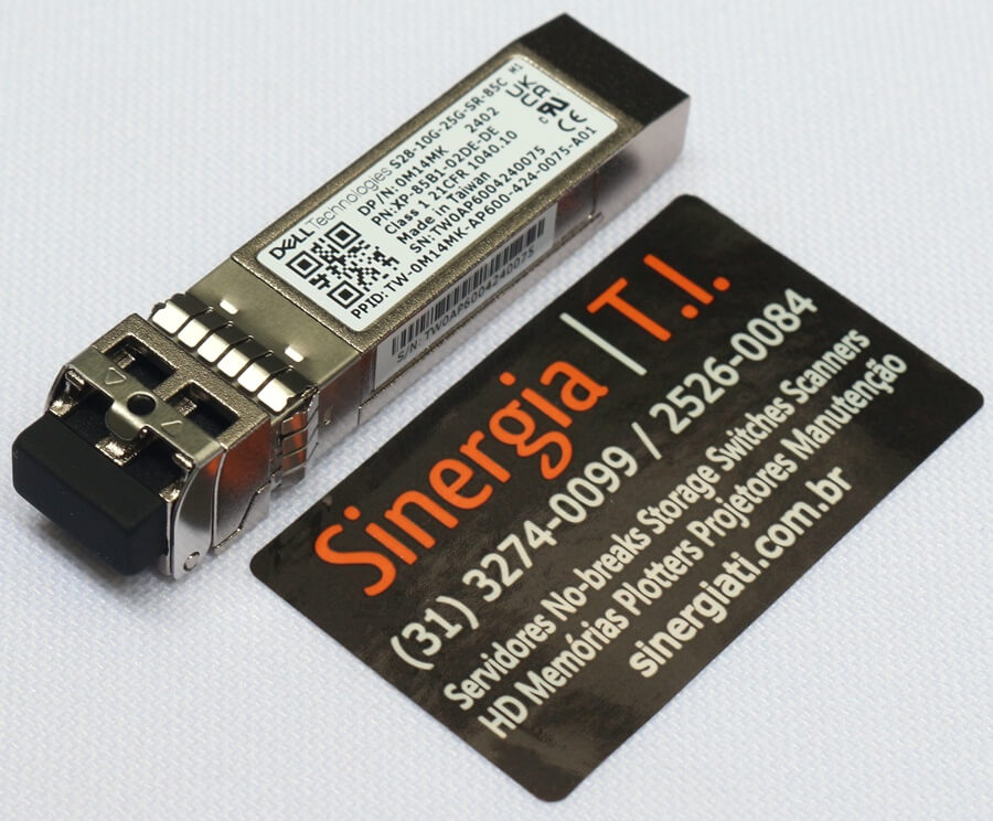 Gbic Dell SR Optic 25GbE 85C Transceptor All SPF28 Pronta Entrega Em Estoque