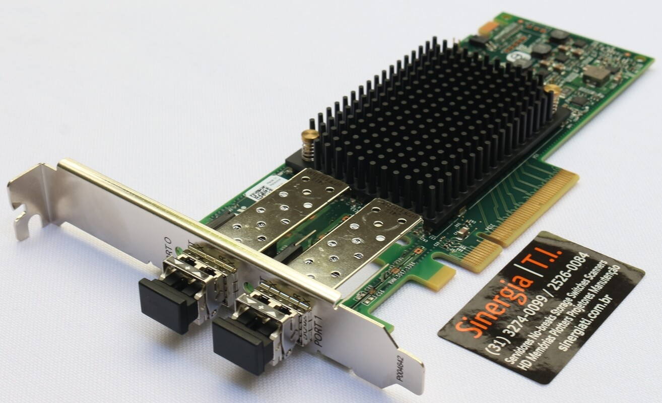 403-BBMF HBA Dell Emulex Dual 16Gbps LPe31000 LPe32000 16/32Gb Fibre Channel  Pronta Entrega 403-BBMF HBA Dell Emulex Dual 16Gbps LPe31000 LPe32000 16/32Gb Fibre Channel Pronta Entrega