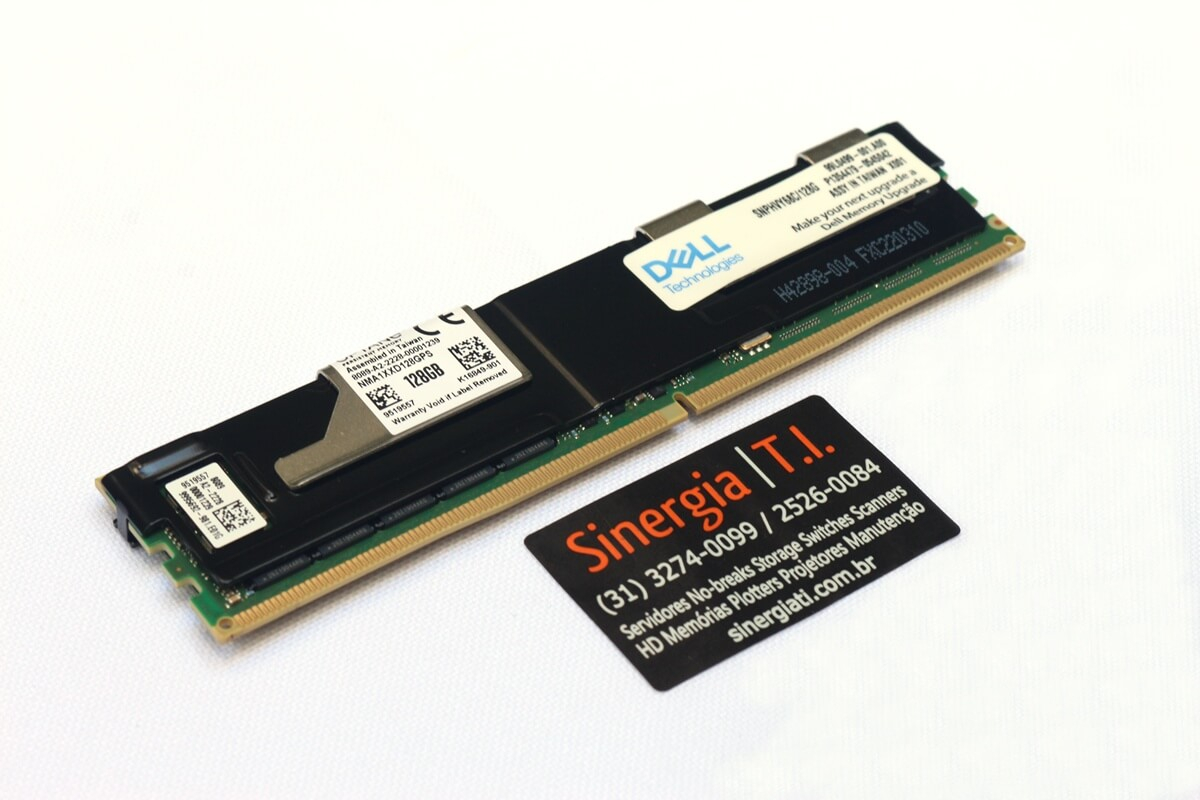 SNPHVY68C/128G Mem&oacute;ria Dell 128GB 8Rx4 DDR4 Optane Pronta Entrega Envio Imediato
