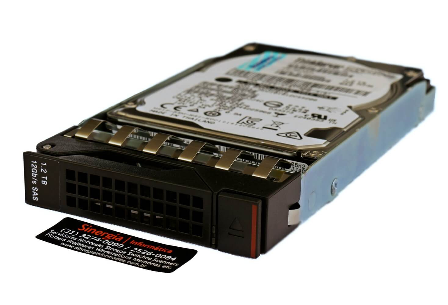 4XB0G88736 HD Lenovo 1.2TB SAS 12 Gbps 10K RPM SFF 2.5" ThinkServer Hot Swap Hard Drive Option: TD350 RD350 RD450 pronta entrega