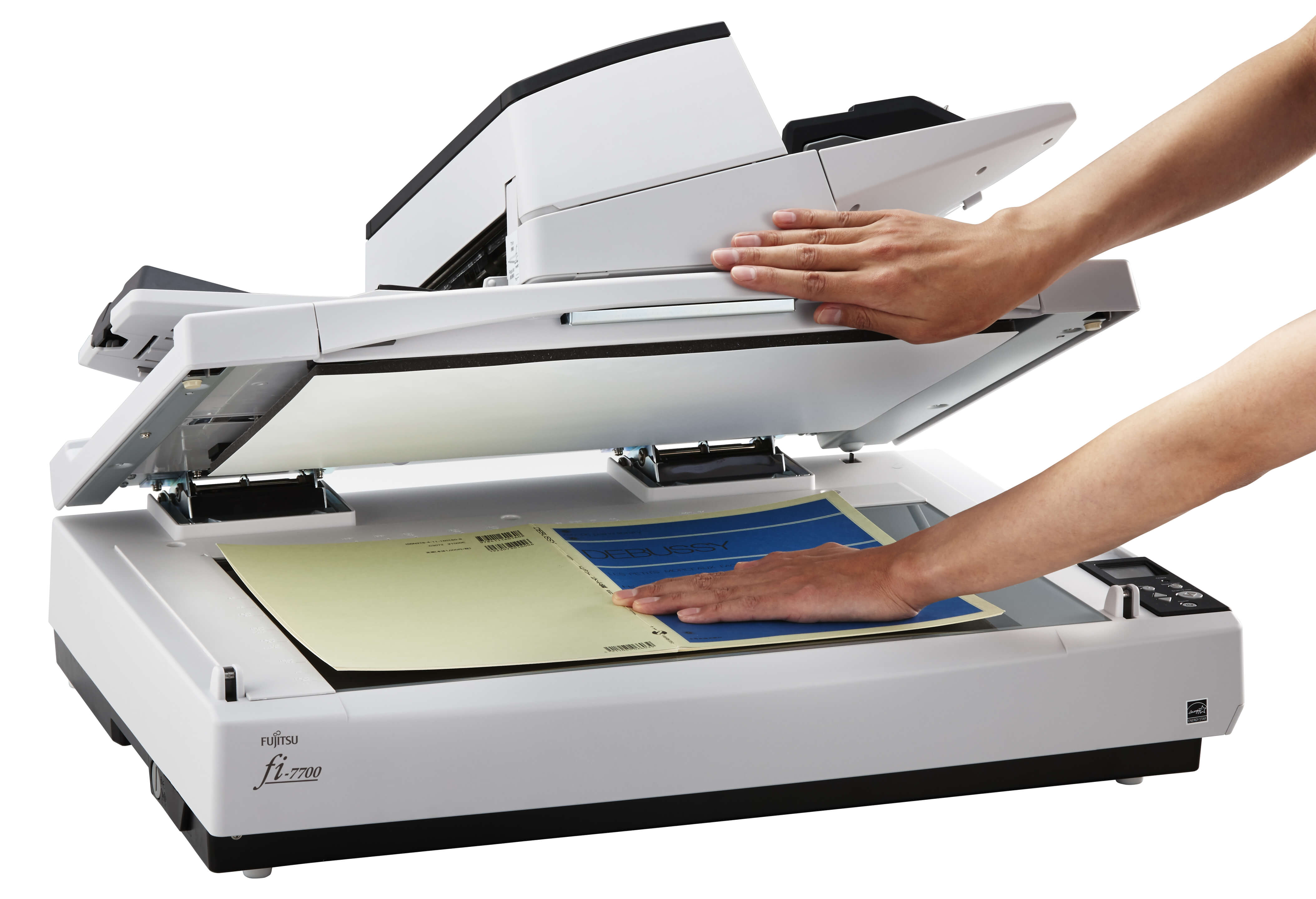 fi-7700 Scanner Fujitsu - Formato A3 - 100 Páginas por Minuto com Flatbed pronta entrega